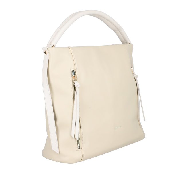 Geanta femei shopper piele ecologica bej cu doua compartimente DianaCO BS3314SH2301181 121