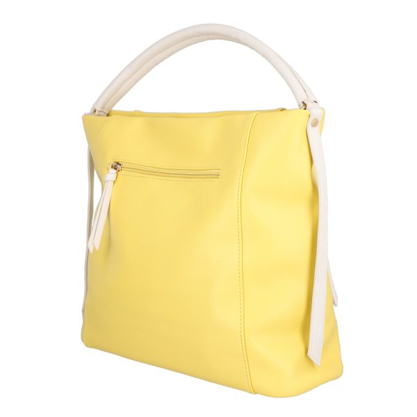 Geanta femei shopper piele ecologica galben cu doua compartimente DianaCO BS3314SH2301180 121