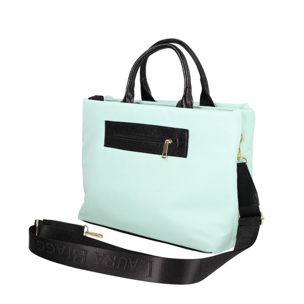 Geanta Verde Fistic Shopper din Piele Eco cu Doua Compartimente - Laura Biaggi BS1220G2301024 120