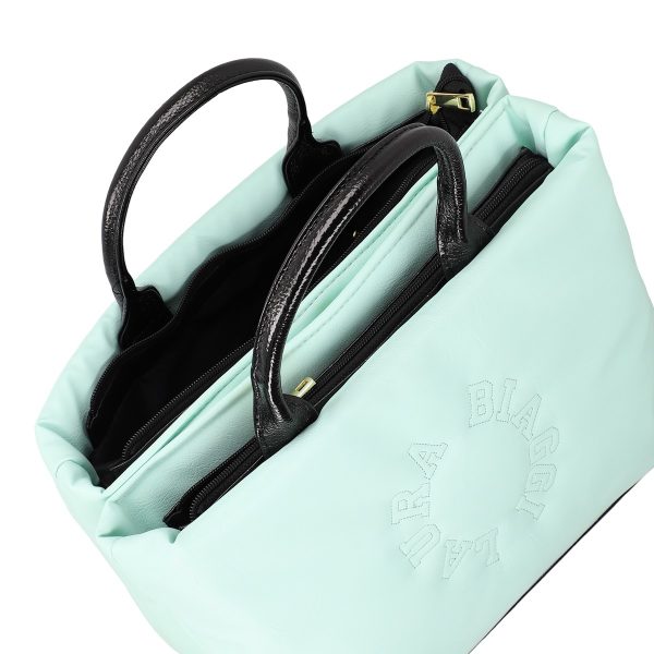 Geanta Verde Fistic Shopper din Piele Eco cu Doua Compartimente - Laura Biaggi BS1220G2301024 119