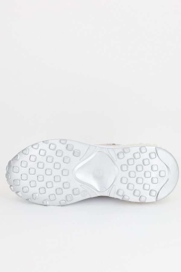 Pantofi Dama Sport cu Platforma si Material Textil Argintiu - BS022PSRO2301500 120