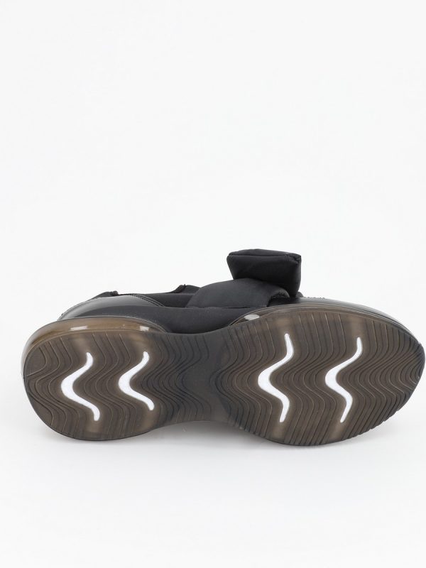 Pantofi Sport Dama cu Platforma Material Textil Negru - BSES881PSRO2301506 122