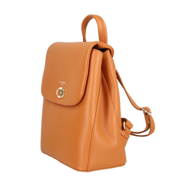 Rucsac dama piele ecologica maro doua compartimente David Jones BS6904RU2301122 122