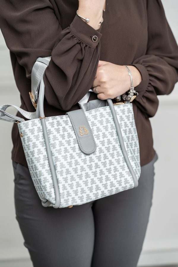 Geanta dama casual albastru cu maner Lulu Castagnette BS2342LLCA2302101 119