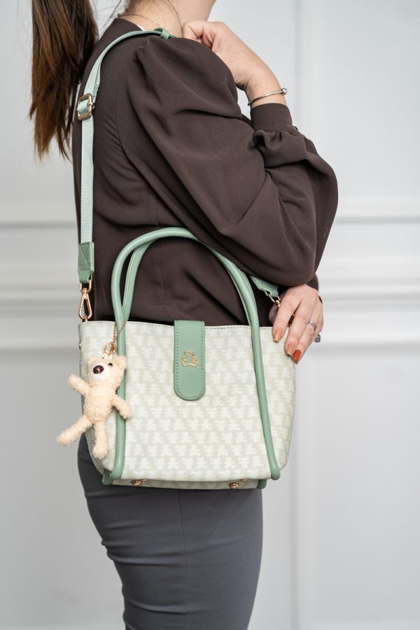 Geanta dama casual verde cu maner Lulu Castagnette BS2342LLCA230249 119