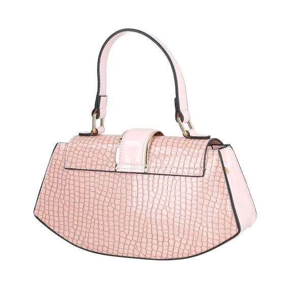 Geanta casual piele eco roz semiluna inchidere mecanica BS1130CA22301656 122