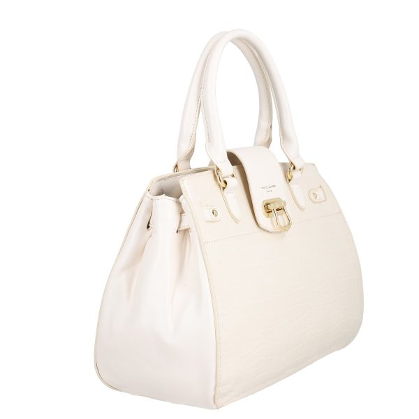 David Jones Geanta Casual de Mana, Piele Ecologica Texturata Crem - BS6923CA2301130 124
