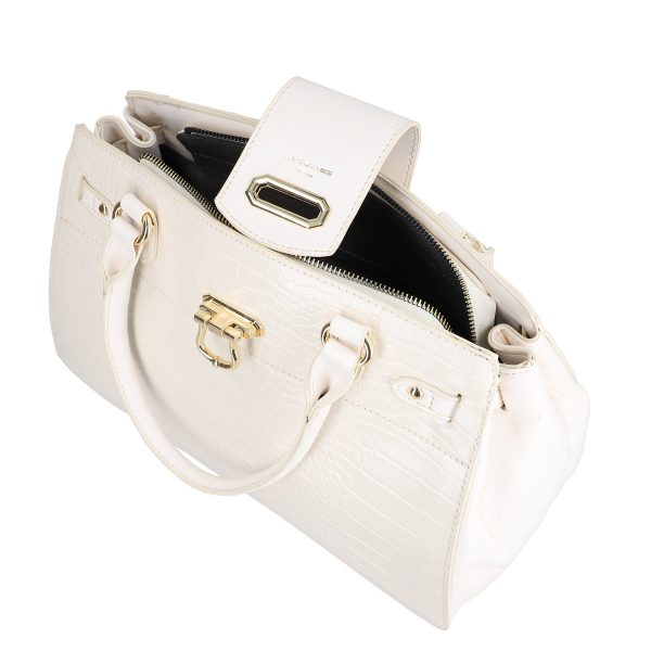 David Jones Geanta Casual de Mana, Piele Ecologica Texturata Crem - BS6923CA2301130 121