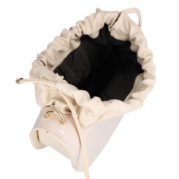Geanta casual piele eco bej semiluna inchidere tip sac BS1112CA22301660 119