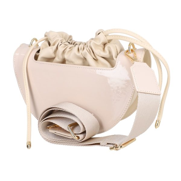 Geanta casual piele eco bej semiluna inchidere tip sac BS1112CA22301660 120