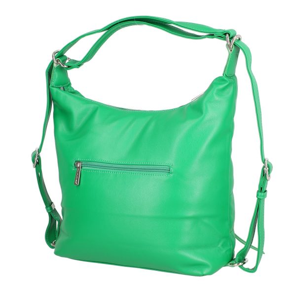 Geanta casual tip rucsac piele ecologică verde David Jones BS6927CA2301141 120