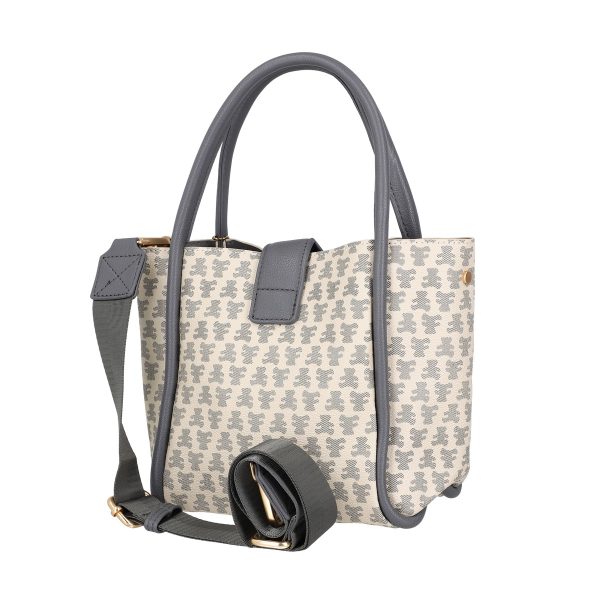 Geanta dama casual bej cu maner Lulu Castagnette BS2342LLCA230248 122