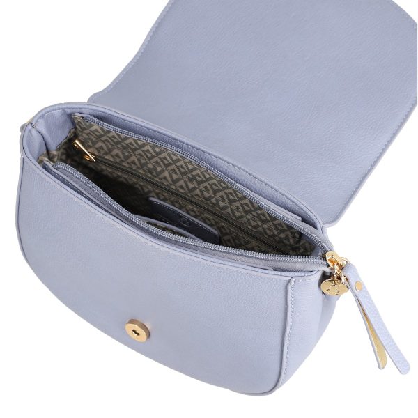 Geanta dama casual piele ecologica albastru de umar Lulu Castagnette BS2348CA2302008 121