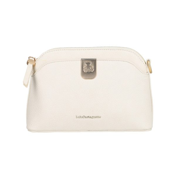 Geanta dama casual piele ecologica latte cu un compartiment Lulu Castagnette BS2308LLCA230239 123