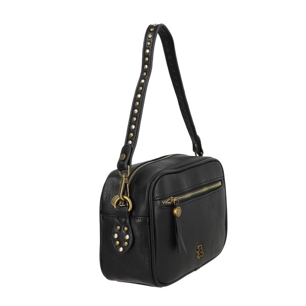 Geanta dama casual piele ecologica negru de umar Lulu Castagnette BS0031CA2302026 120