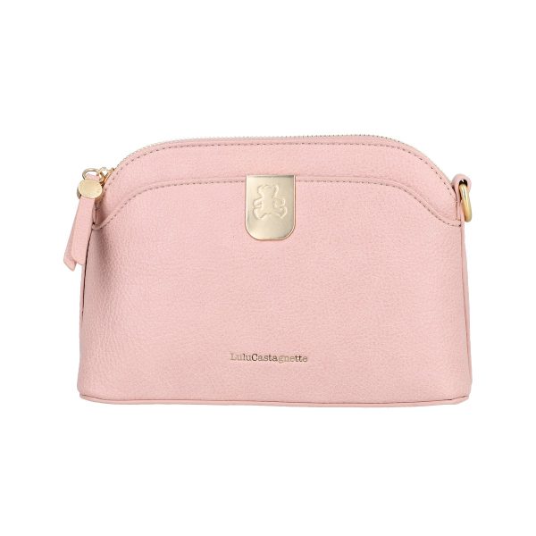 Geanta dama casual piele ecologica roz cu un compartiment Lulu Castagnette BS2308LLCA230241 122