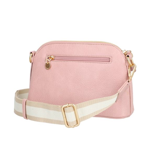 Geanta dama casual piele ecologica roz cu un compartiment Lulu Castagnette BS2308LLCA230241 124