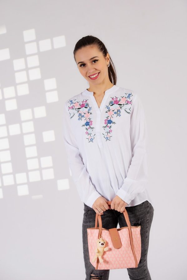 Geanta dama casual roz cu maner Lulu Castagnette BS2342LLCA230250 122
