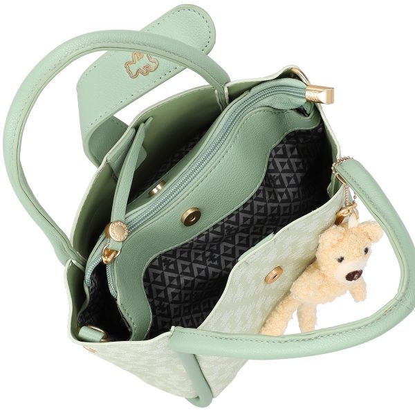 Geanta dama casual verde cu maner Lulu Castagnette BS2342LLCA230249 123