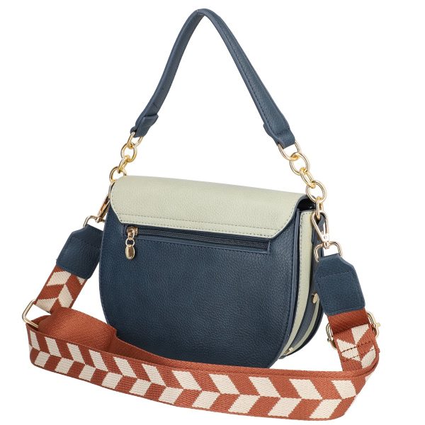 Geanta dama casual verde semiriotund de umar Lulu Castagnette BS2387LLCA230259 123