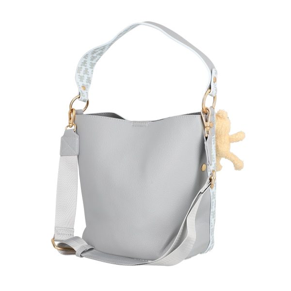Geanta femei casual albastru de umar cu gentuta detasabila Lulu Castagnette BS23141CA230297 122