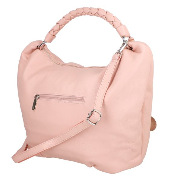 Geanta femei shopper piele ecologica roz cu doua compartimente DianaCO BS3107SH2301173 122