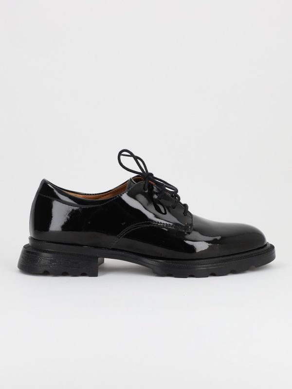 Uncategorized - Pantofi Casual Dama Negri Piele Ecologica cu Varf Rotund - BS707P2301595
