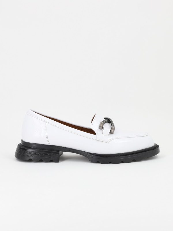 Mocasini Albi Dama Luciosi din Piele Eco cu Varf Rotund - BS701PC2301620 122