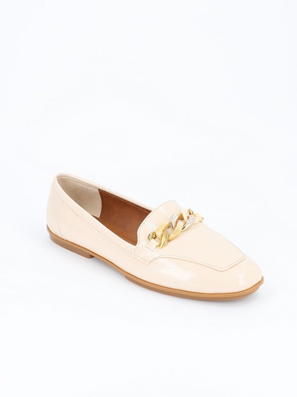 Pantofi Bej Dama Eleganti din Piele Ecologica - BS229BANI2301570 119