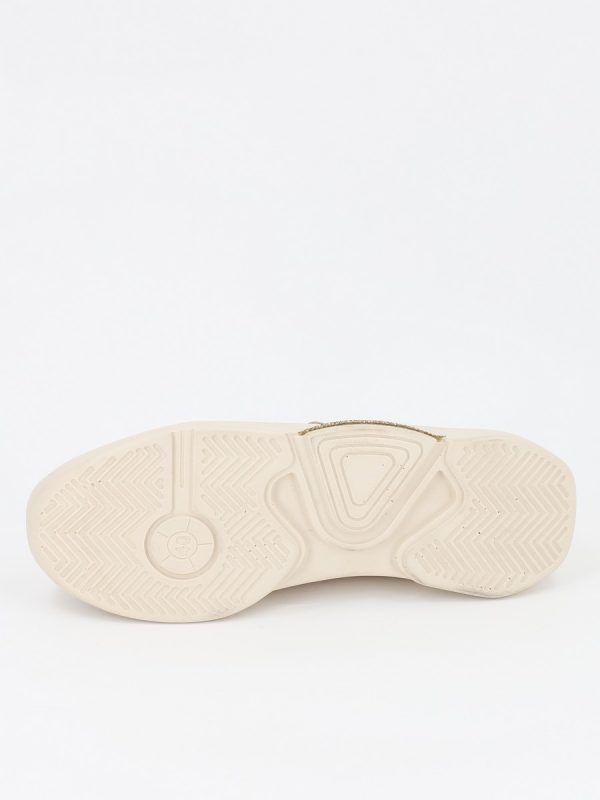 Pantofi sport material textil bej cu pietricele BS901PSRO230140 124