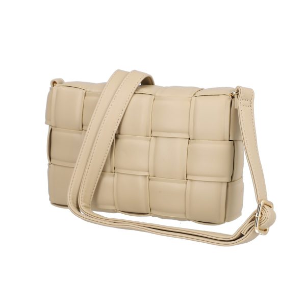 Poseta Bej Piele Ecologica Femei Intretesuta cu un Compartiment Casual - BS1004CA2303014 120