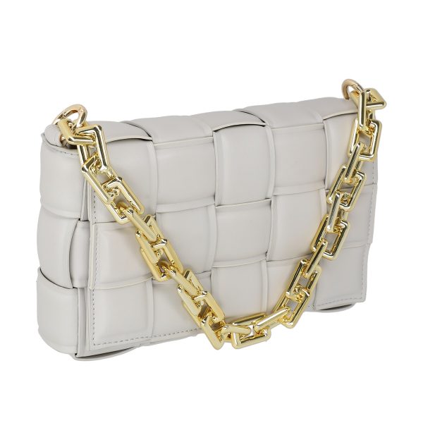 Posete Dama - Poseta Dama Gri Casual din Piele Eco Intretesuta cu 1 compartiment - BS1004CA2303010