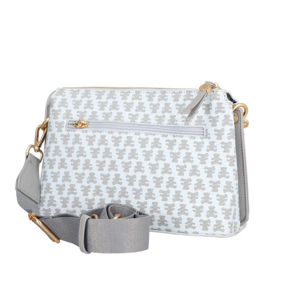 Poseta Umar Dama Casual Albastra cu 2 Compartimente - Lulu Castagnette BS23144CA230283 122