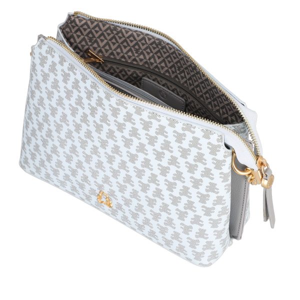 Poseta Umar Dama Casual Albastra cu 2 Compartimente - Lulu Castagnette BS23144CA230283 120