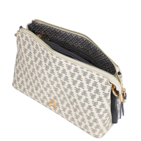 Poseta Bej Dama Casual de Umar cu 2 Compartimente - Lulu Castagnette BS23144CA230284 120