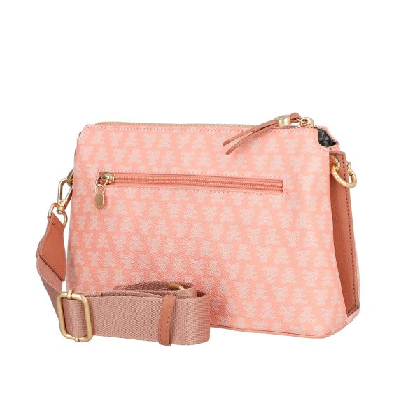 Poseta Dama Umar Casual Roz cu 2 Compartimente - Lulu Castagnette BS23144CA230281 122