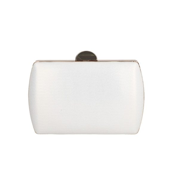 Geanta evenimente de dama din material sintetic auriu inchidere cu accesoriu metalic BS8090Z2304024 120