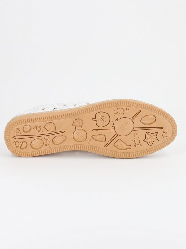 Espadrile dama alb - BS103BA2304180 125