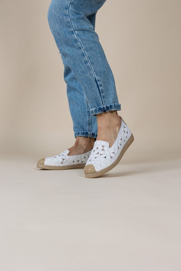 Espadrile dama alb - BS103BA2304180 122