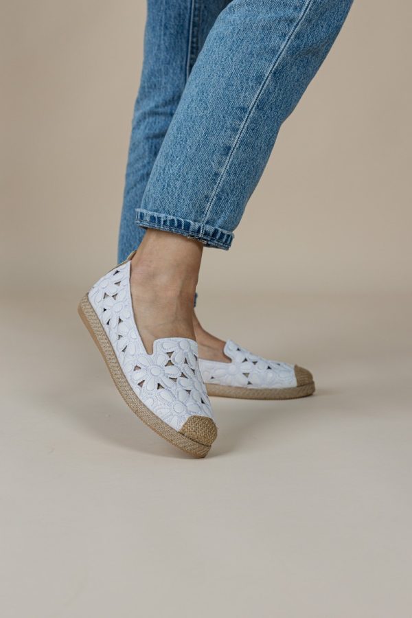 Espadrile dama alb - BS103BA2304180 119