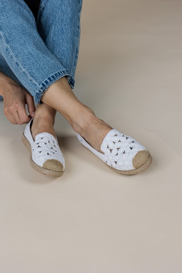 Espadrile dama alb - BS103BA2304180 126