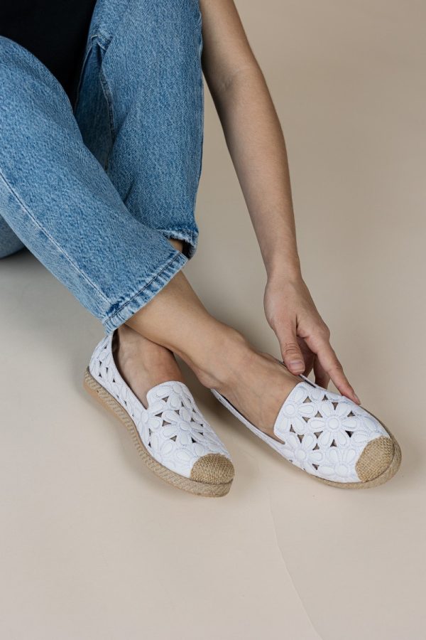 Espadrile dama alb - BS103BA2304180 124