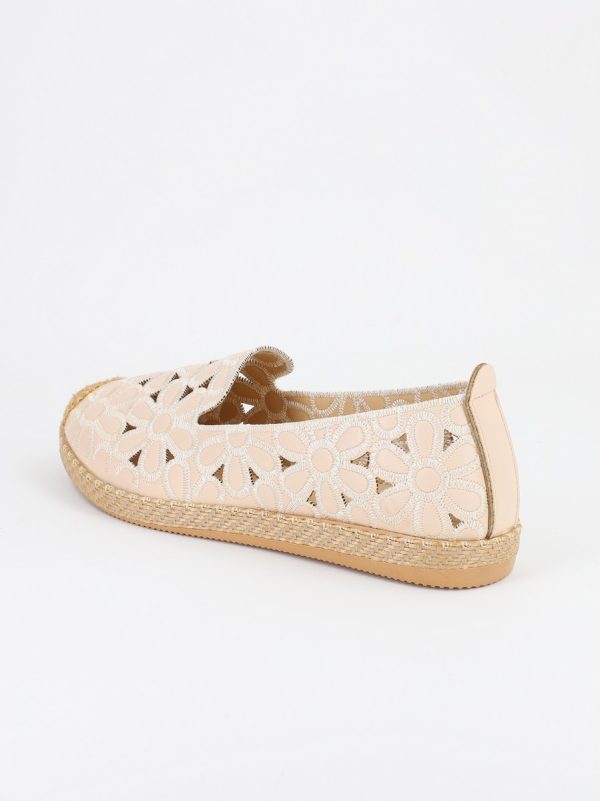 Espadrile dama floral bej - BS103BA2304181 124