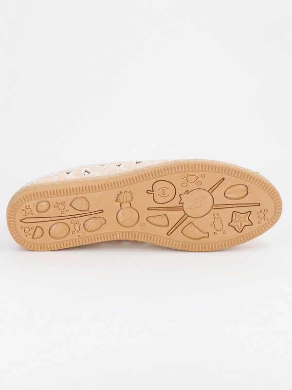 Espadrile dama floral bej - BS103BA2304181 126
