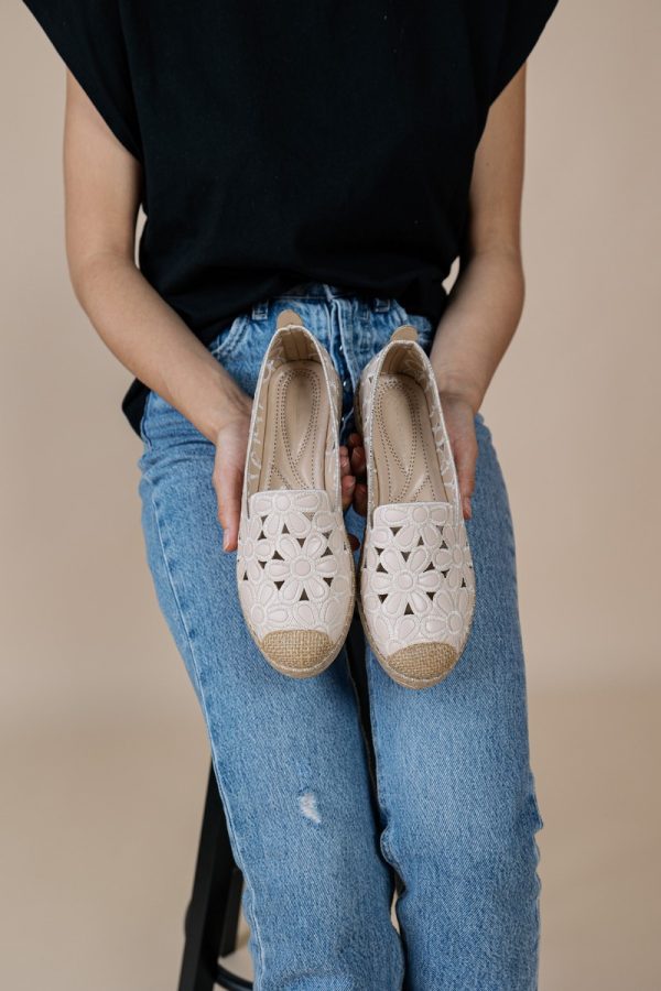 Espadrile dama floral bej - BS103BA2304181 121
