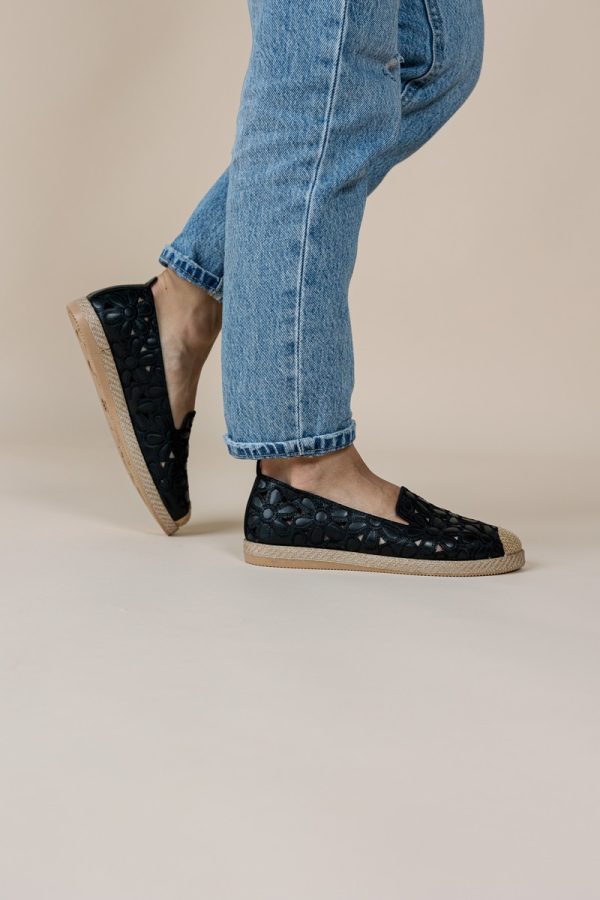 Espadrile dama floral negru - BS103BA2304185 123