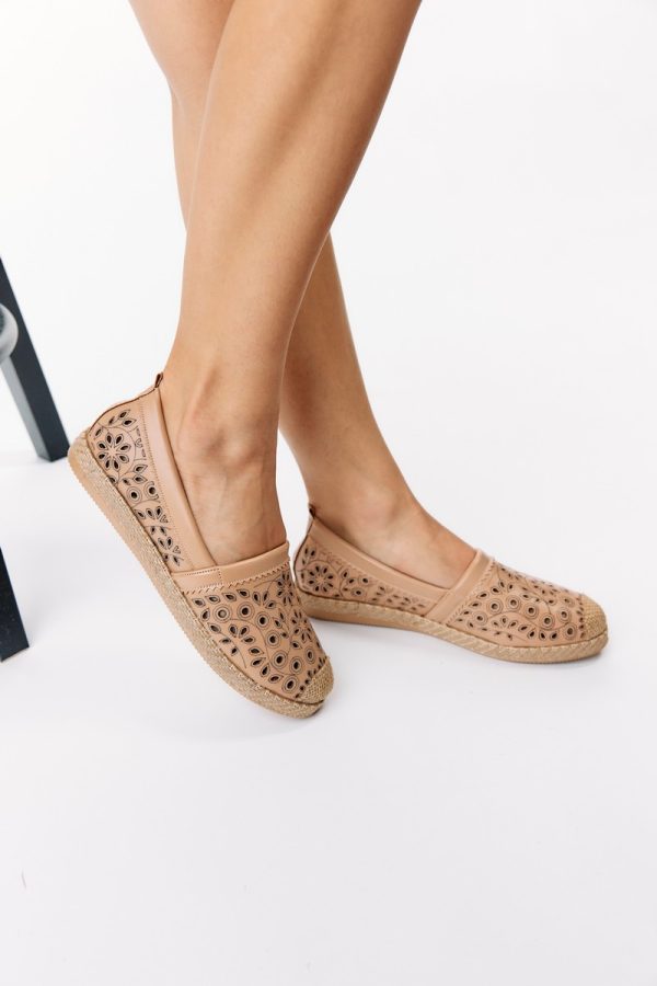 Espadrile Dama Model Floral Bej - BS105BA2304186 121