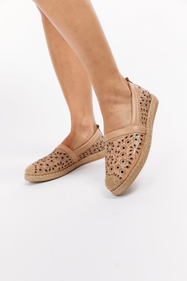 Espadrile Dama Model Floral Bej - BS105BA2304186 119