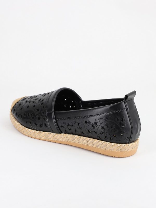 Espadrile Dama Model Floral Negru - BS105BA2304189 119