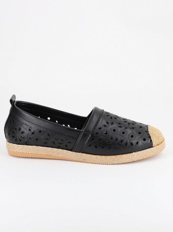 Espadrile Dama Model Floral Negru - BS105BA2304189 120